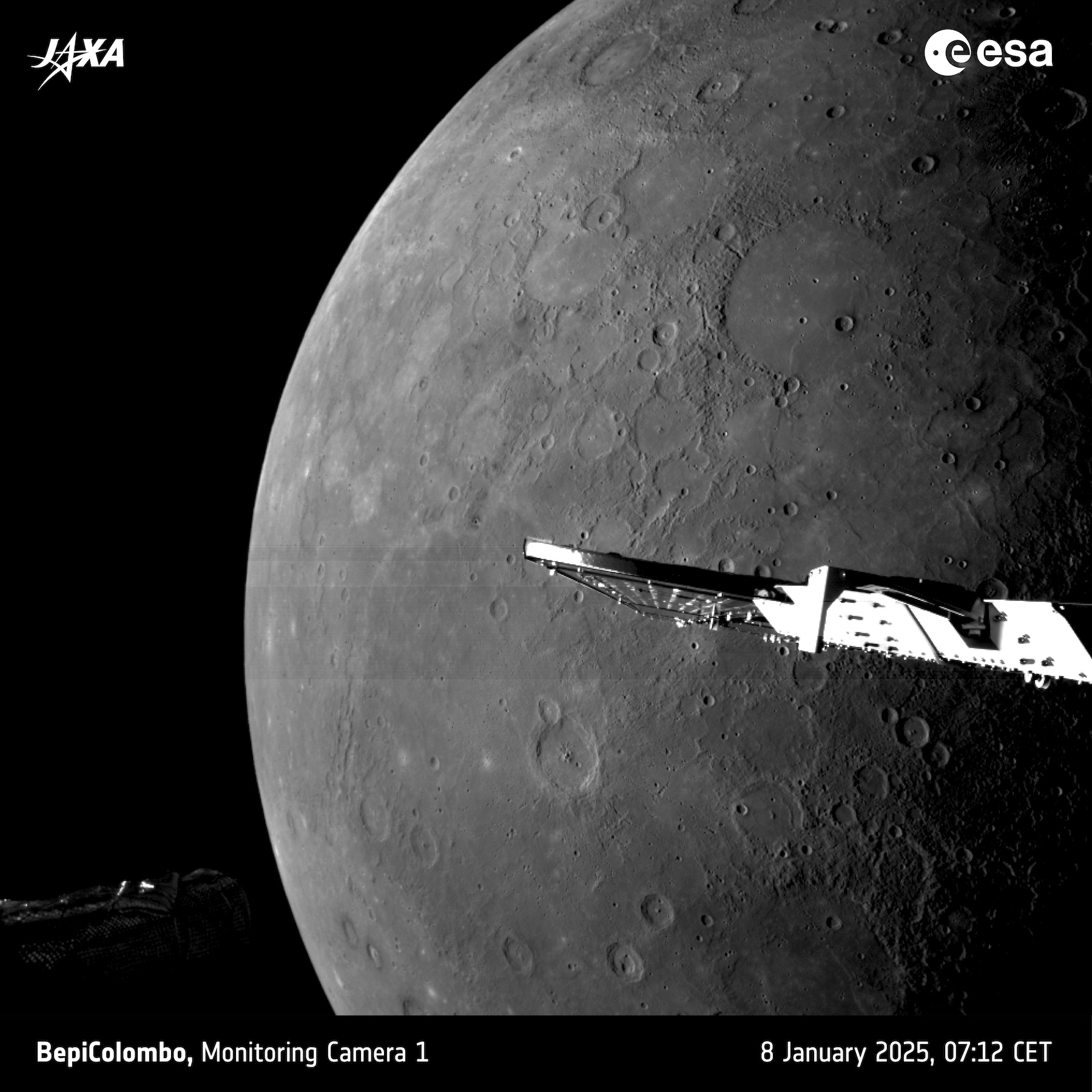 BepiColombo 8 Yılın Ardından Merkür'e Son Yaklaşımında: Yörüngeye Girmeye Hazır