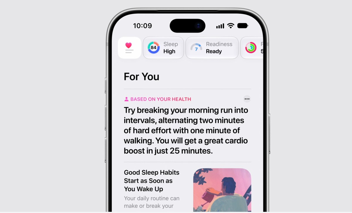 Apple Health uygulaması yenilendi: 'Sağlık Yaşı' ve hazır bulunuşluk puanı geliyor