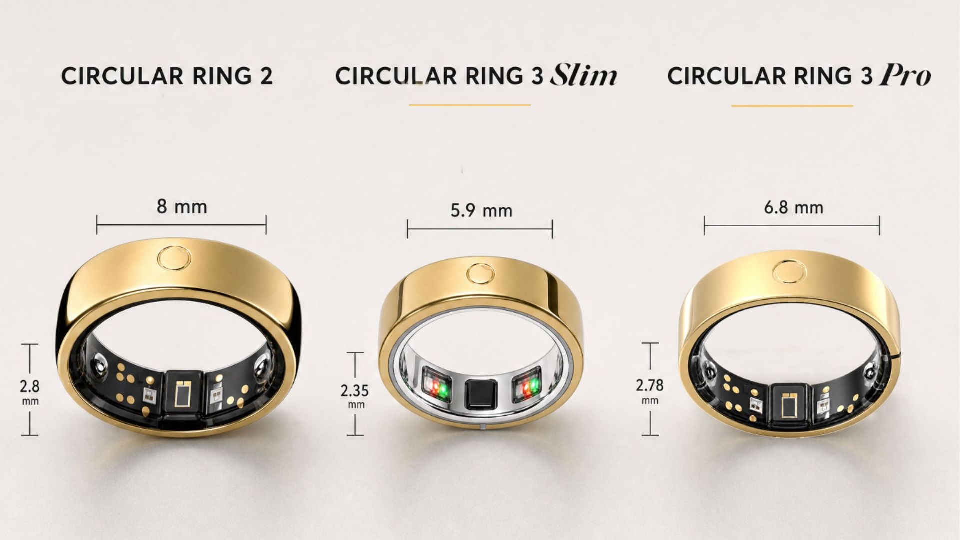 Oura ve Galaxy Ring'i Kıskandıracak Yeni Akıllı Yüzükler: NFC Ödemeli Ring 3 Pro ve Slim