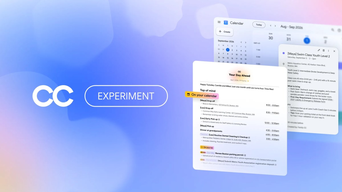 Google'ın Yeni Yapay Zekası CC, Ailelerin Ev İşlerini Devralıyor
