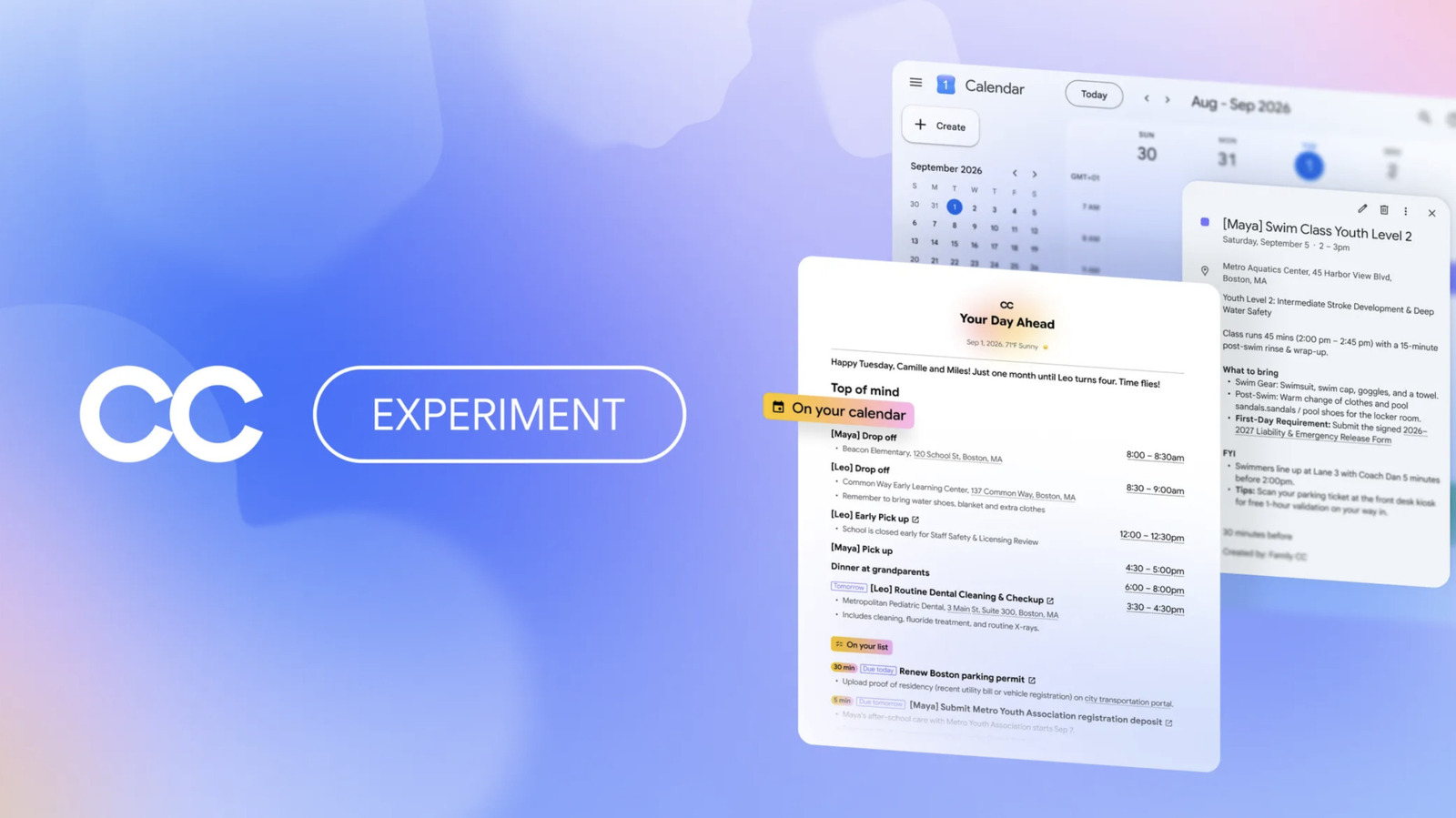 Google CC: Aileler için Yeni Yapay Zeka Asistanı