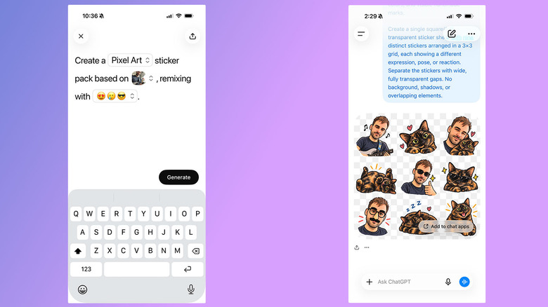 How to use ChatGPT to make stickers for iMessage and WhatsApp