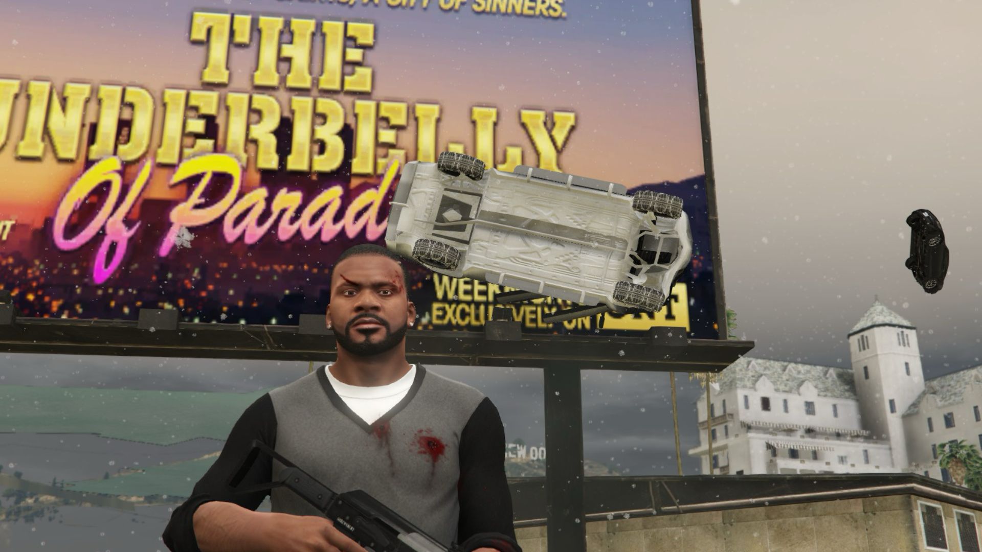 GTA 5'e Gerçekçi Los Angeles Karı Yağdırdım: İşte Sonuç