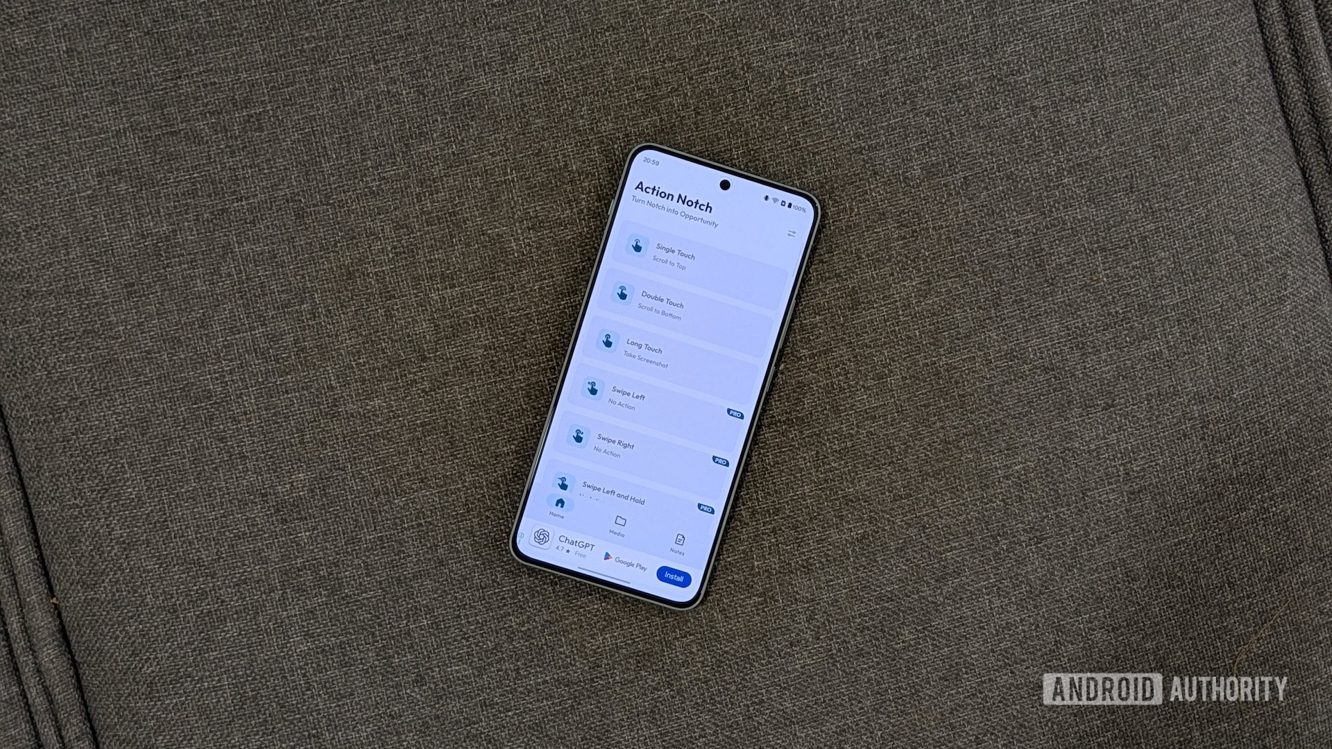Android'deki çentik artık bir kısayol düğmesi: Action Notch ile tanışın