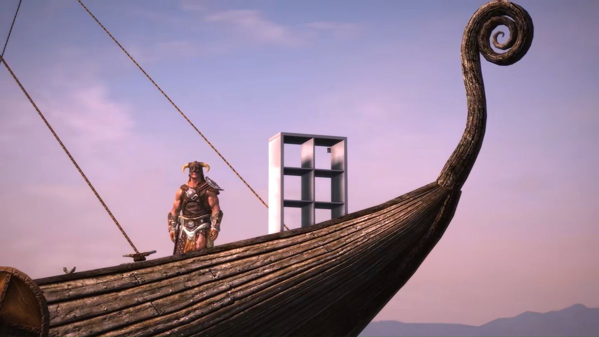 IKEA'dan Skyrim'e Sürpriz: Kallax Rafı Artık Yoldaşınız