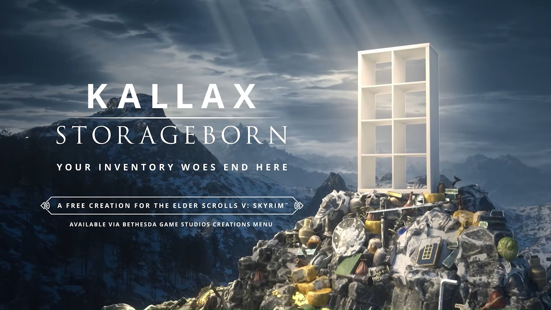 IKEA'dan Skyrim'e Sürpriz: Kallax Rafı Artık Yoldaşınız