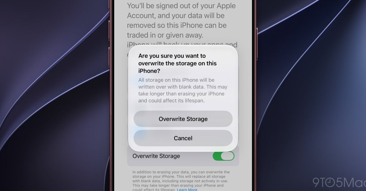 Apple'dan iPhone'lar için yeni silme özelliği: Verileri tamamen yok edecek