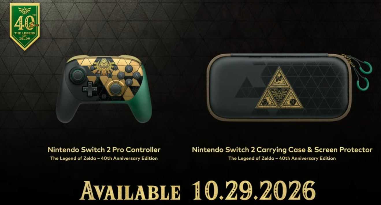 Switch 2'ye Zelda Temalı Konsol ve Pro Controller Geliyor!