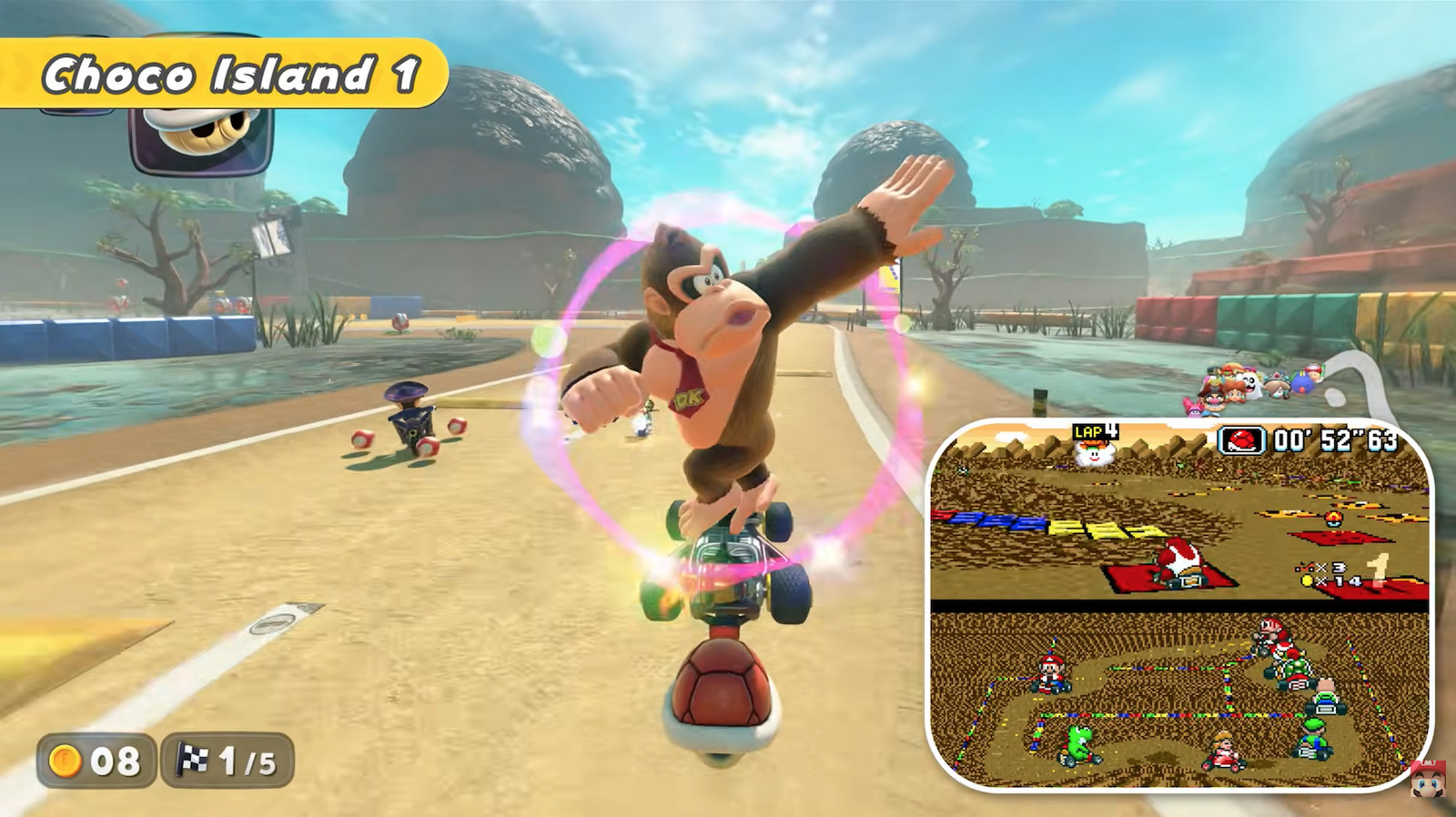 Mario Kart World'e SNES'ten 10 Klasik Piston Geliyor; Ücretsiz Güncelleme Yayında