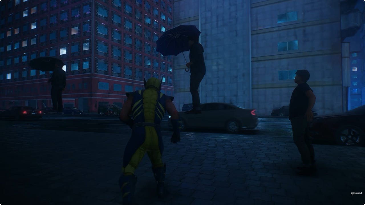 Wolverine Oyuncusu Harita Dışına Çıktı: Uçan NPC'ler ve Duvardan Geçen Arabalar!