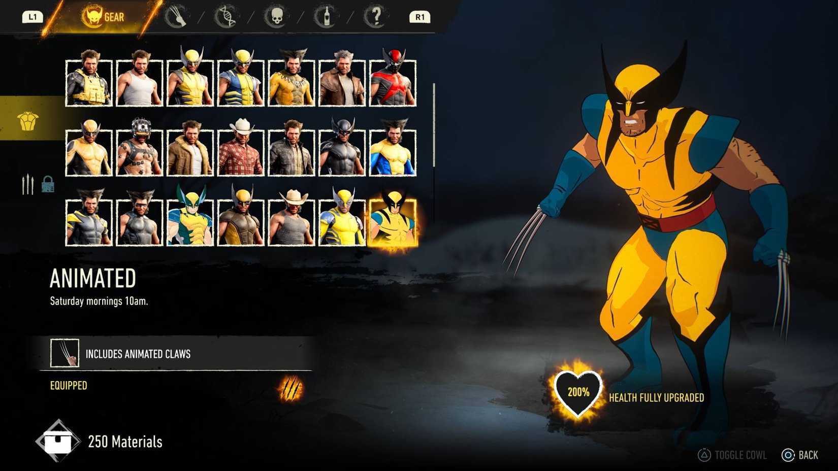 Marvel's Wolverine'de Çizgi Film Kostümleri Oyunun Karanlık Tonunu Bozuyor