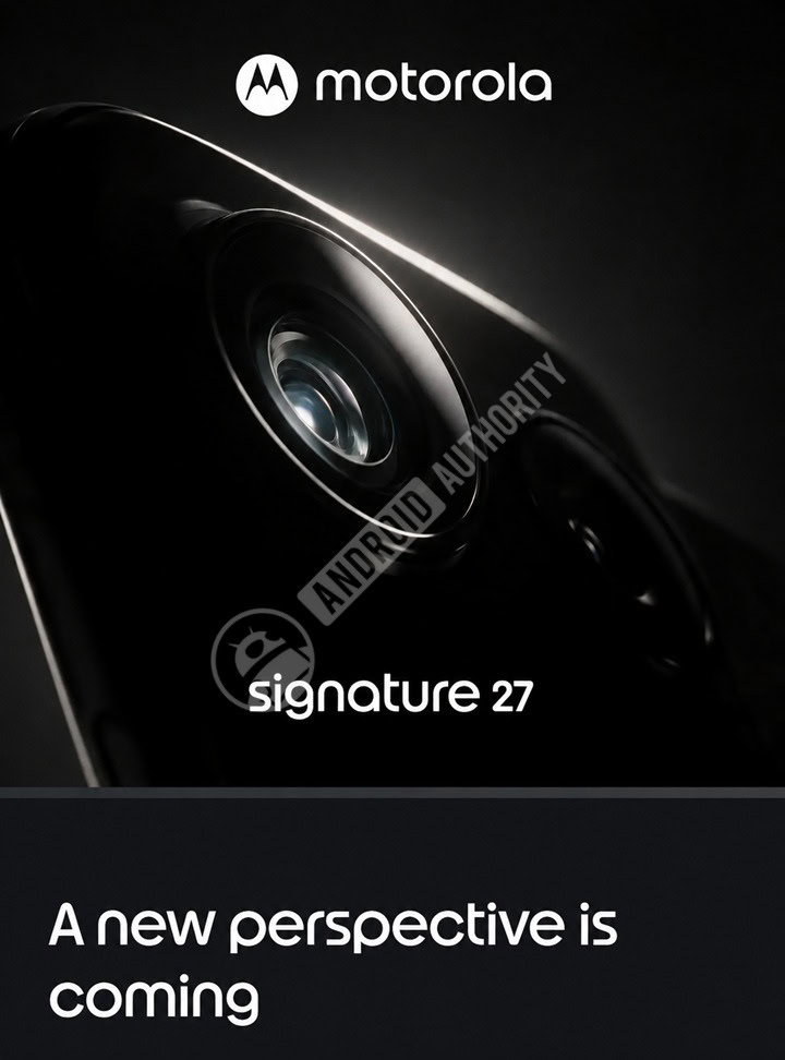 Motorola'nın 'Signature 27' modeli ABD'ye geliyor mu? Resmi teaser sızdı