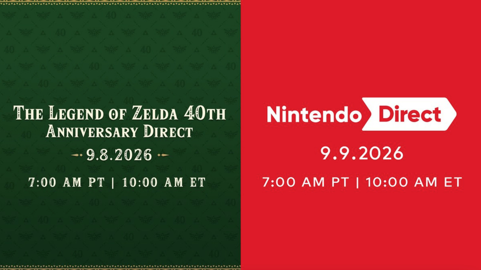 Nintendo İki Yeni Direct Duyurdu: Zelda 40. Yıl Kutlaması ve Sürprizlerle Dolu Eylül Etkinliği