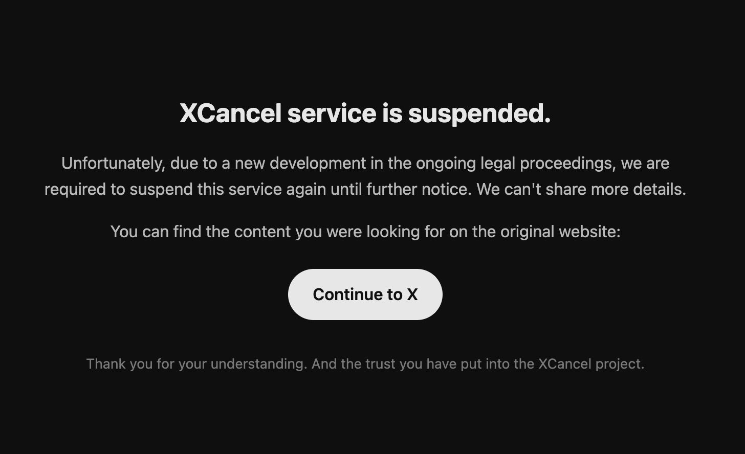 X'in hukuk hamlesi Nitter ve XCancel'i resmen bitirdi