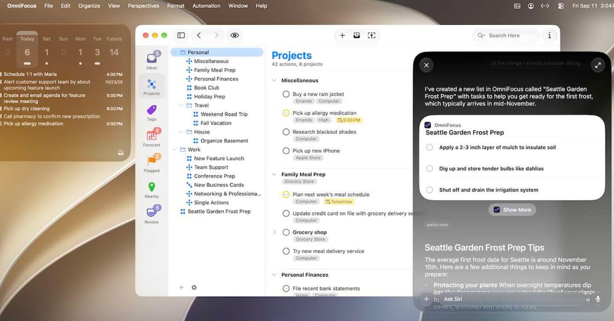 OmniFocus, Siri AI desteğiyle geldi: iOS 27 için hazır