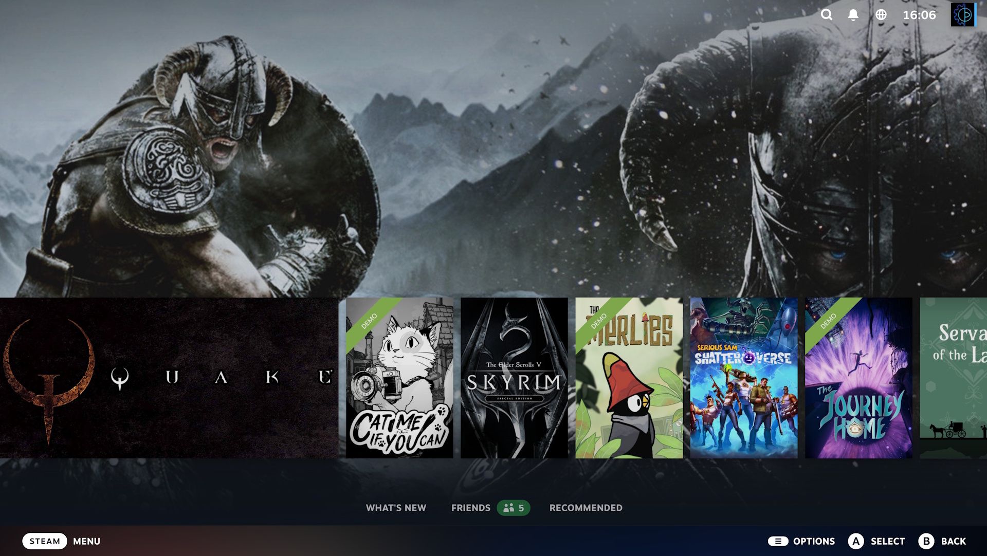 Steam Beta Güncellemesi: Big Picture ve Steam Deck'e 'Big Art' Modu Geliyor