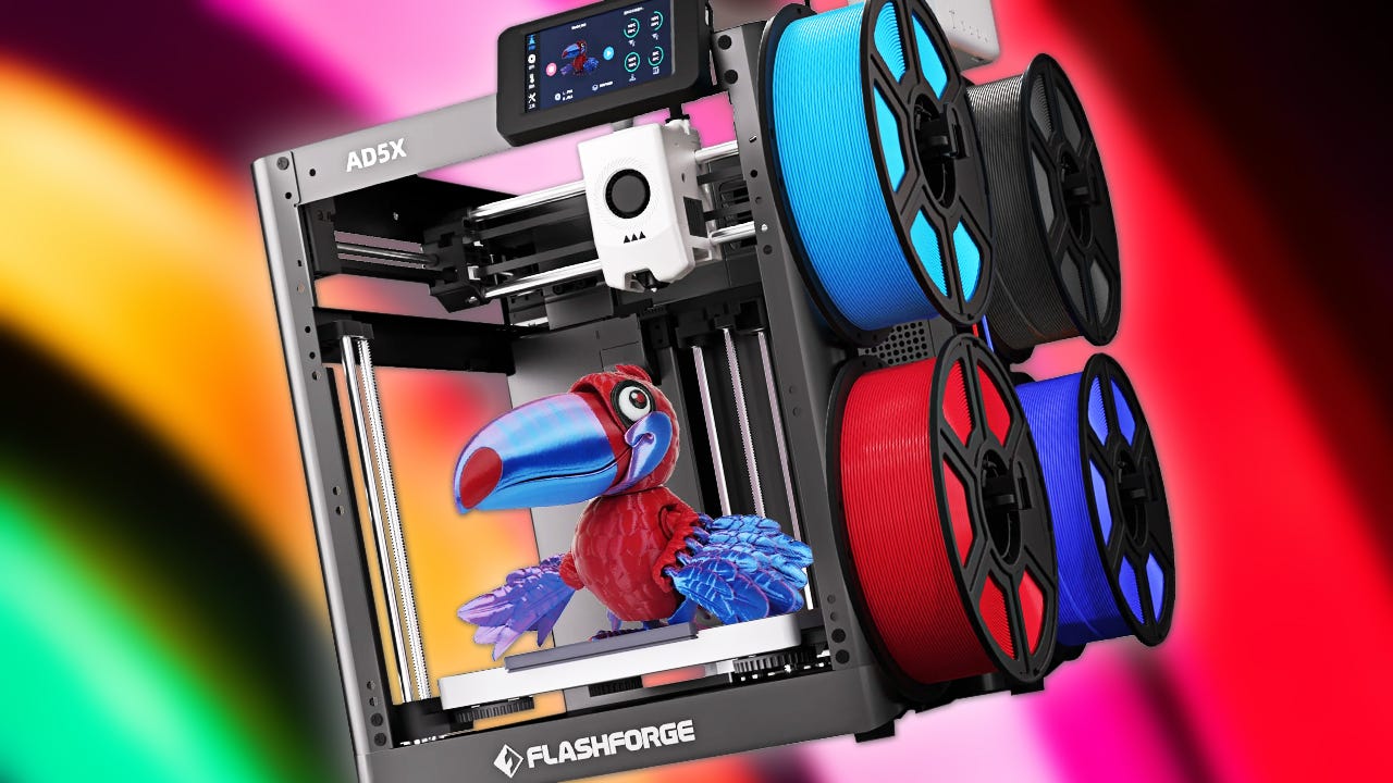 FlashForge AD5X Çok Renkli 3D Yazıcı AliExpress'te 10.000 TL'ye düştü!