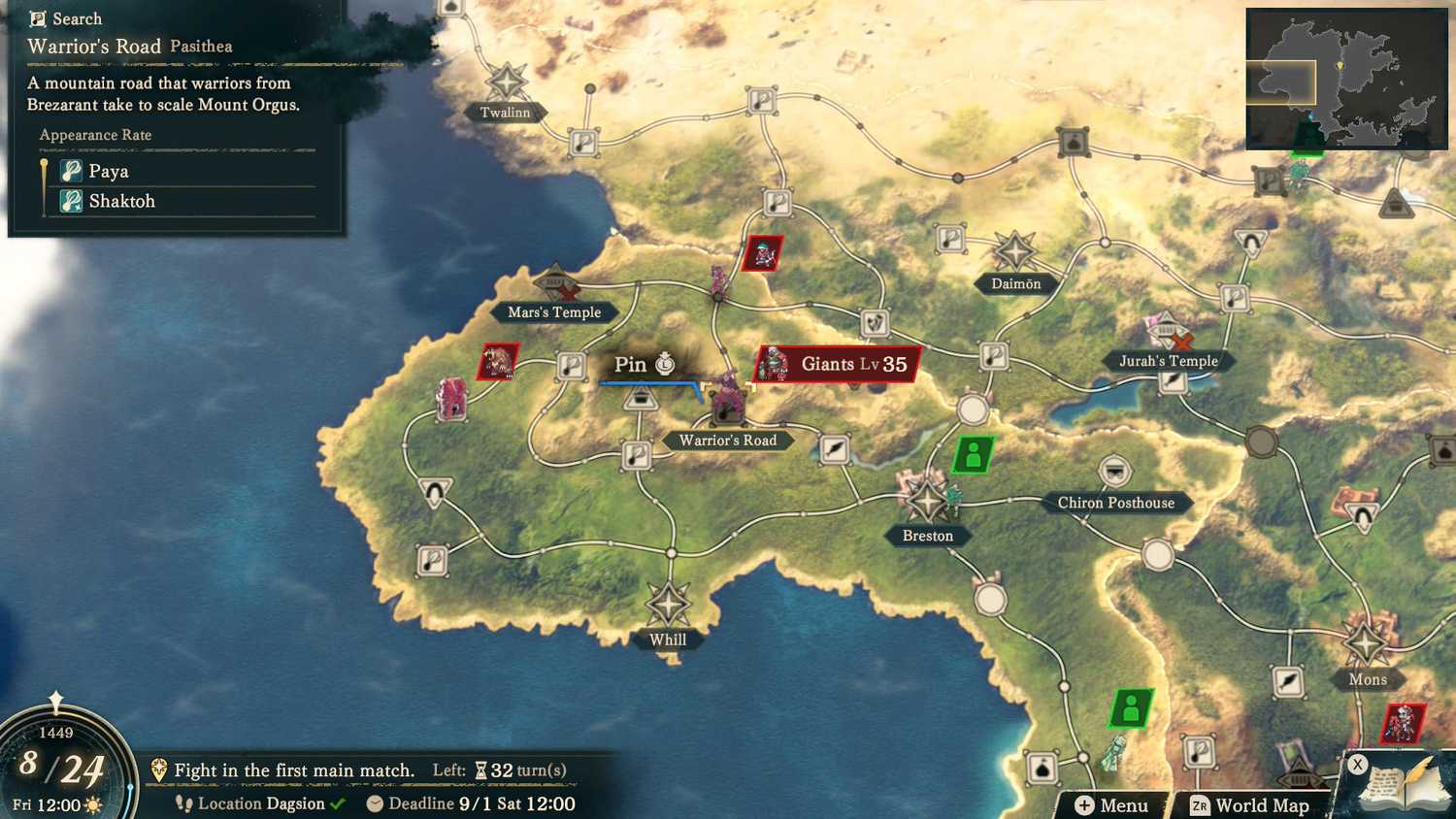 Fire Emblem Fortune's Weave: Dev Eti Nerede Bulunur?